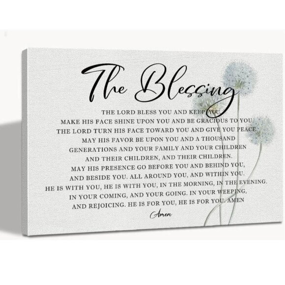 Elevation Worship Lyrics Wall Sign, The Blessing Scripture Decor, Song Lyrics Ka - Picture 1 of 3